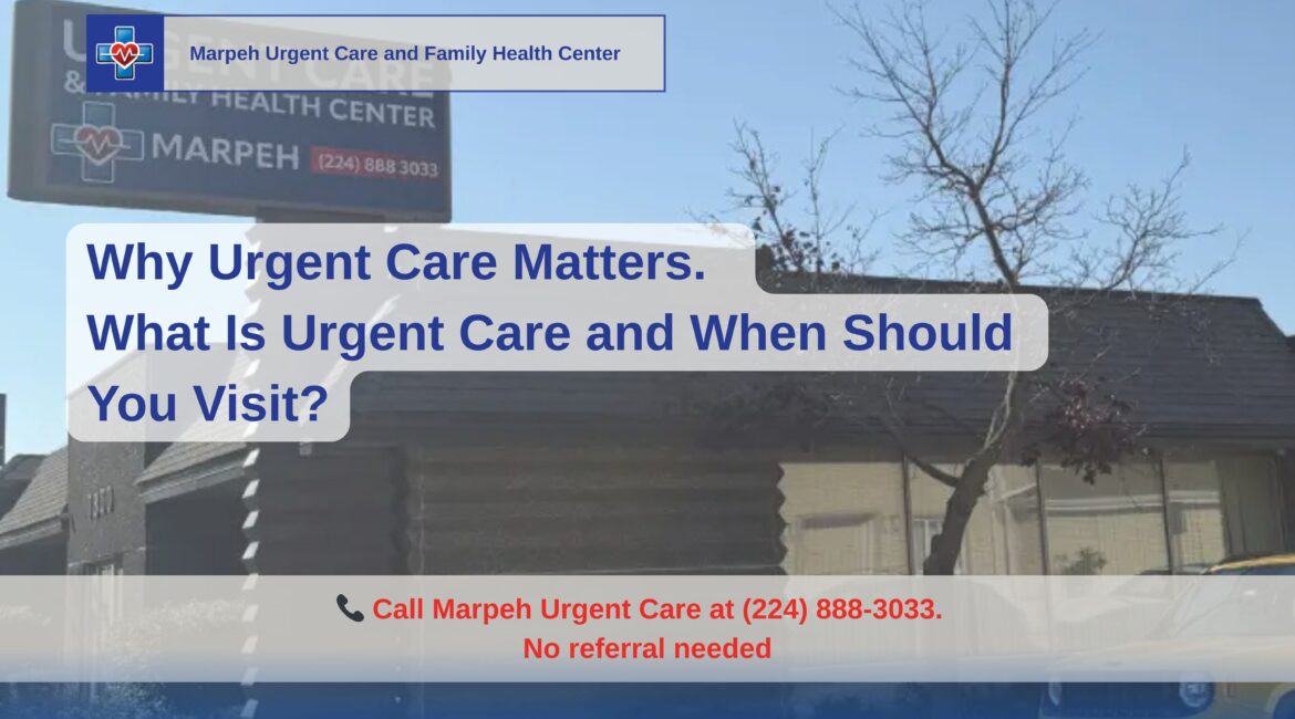 Marpeh Urgent Care clinic exterior in Niles IL