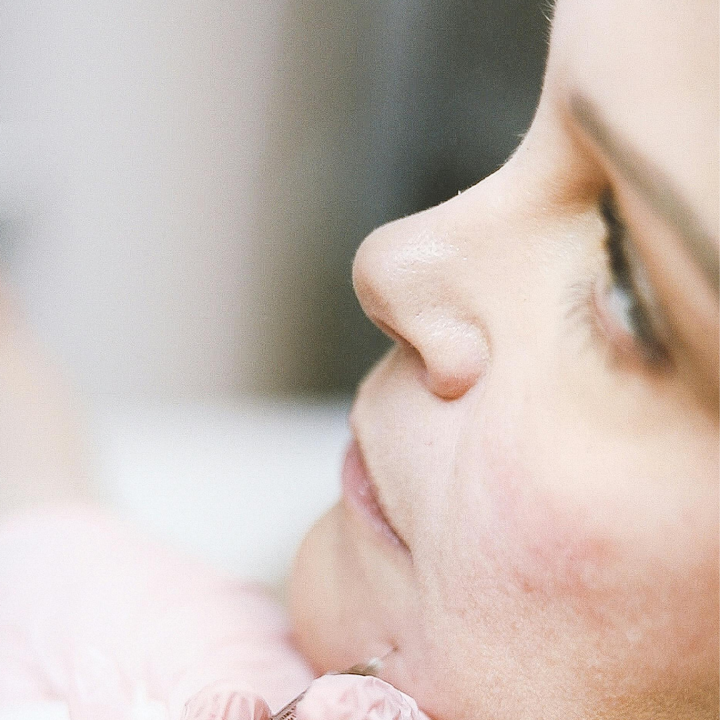 Botox treatment procedure with gloved hands applying FDA-approved injection to reduce wrinkles and fine lines.